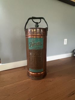 Pyrene Copper Pump Fire Extinguisher