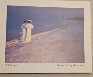 "Summer Evening on the Skagen Southern Beach" wall hanging