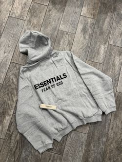 Essentials Fear of God Hoodie Heather Grey