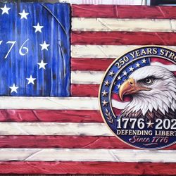 Wooden Flag 