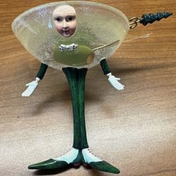  Vintage Department 56 Christmas Krinkles 2001 Martini