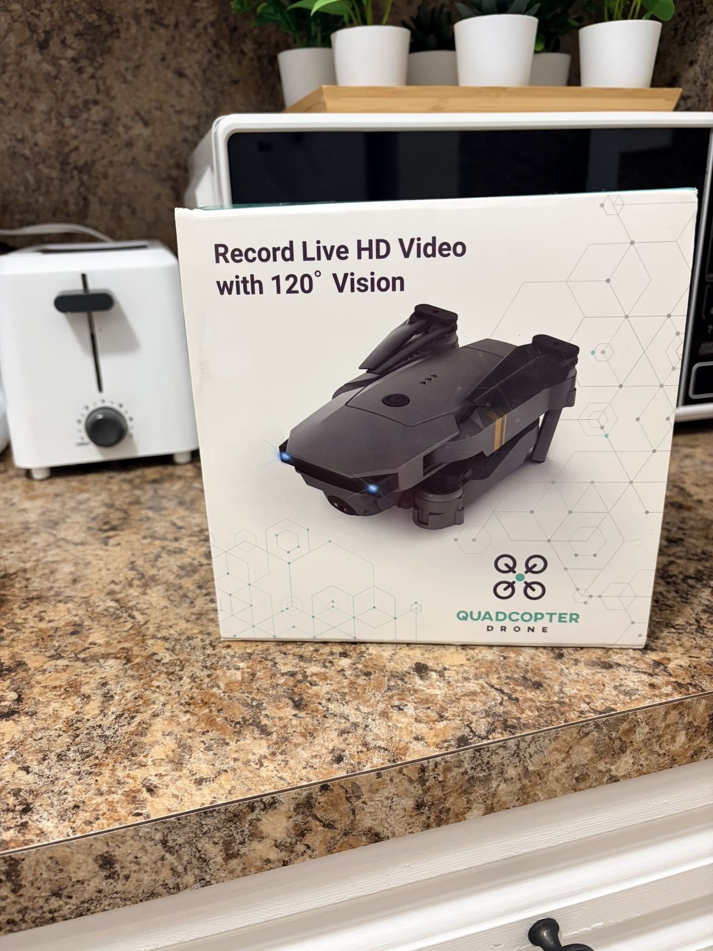 Foldable Quadcopter Drone with Remote & HD Camera – New