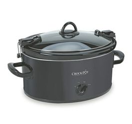 Crock-Pot Cook and Carry Portable Manual Slow Cooker, Black - SCCPVL600-B, 6 Quarts