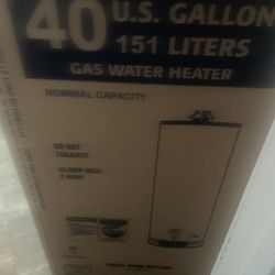 40Gallon Natural Gas Water Heater $350 Installation Available If Needed