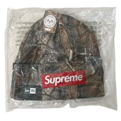 Supreme Box Logo Beanie Real Tree Camo