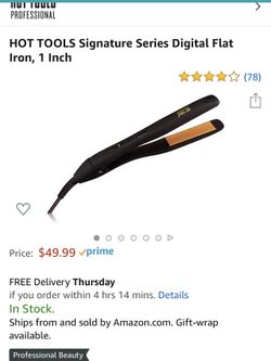 Hot tools flat iron