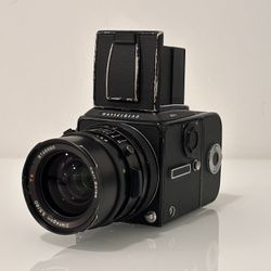 All Black Hasselblad 503CX Medium Format Camera Bundle - Lens + Accessories
