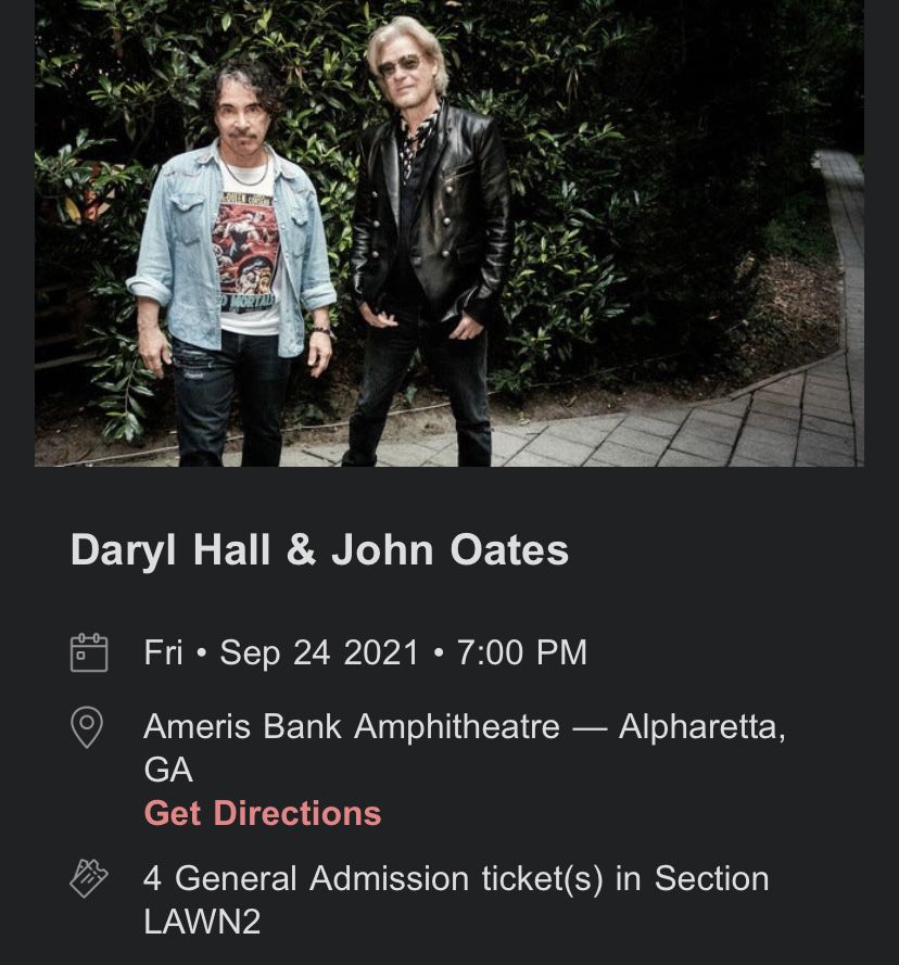 Hall & Oates Concert