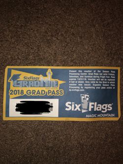 Six flag ticket (CHEAP)