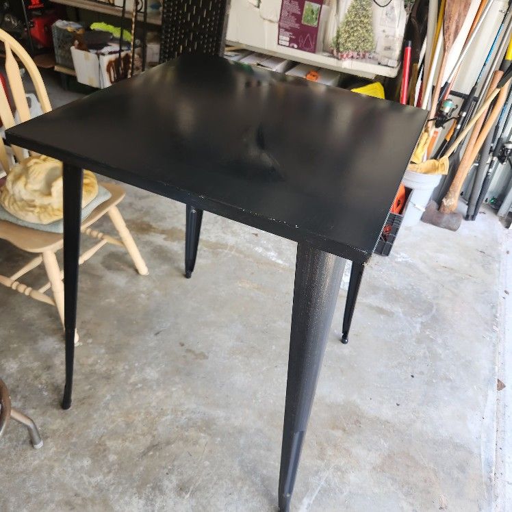metal high top table