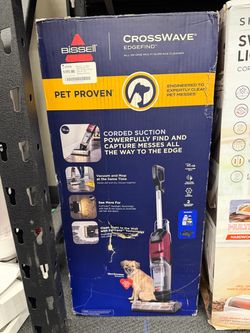 Bissell CrossWave EdgeFind Pet Floor Cleaner, 4223, 10.5 in Path, Red