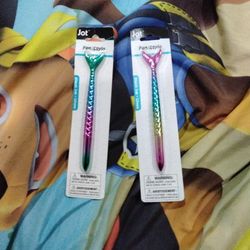 2-Pack Sparkly Mermaid Tail Pens - Brand New Bundle!