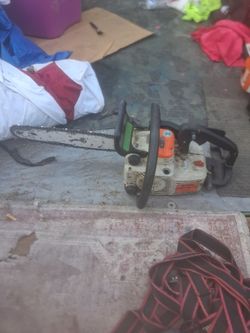 Steel 011 avt chainsaw needs pull start