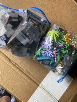 Lego Rocks and Plants