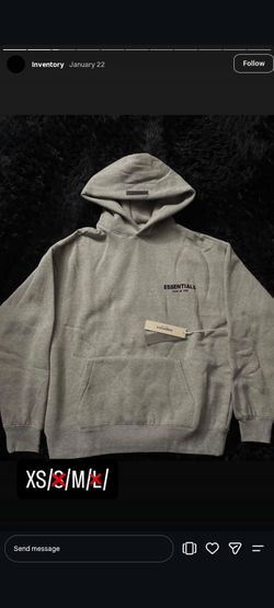 Fear of God Essentials Hoodie Grey