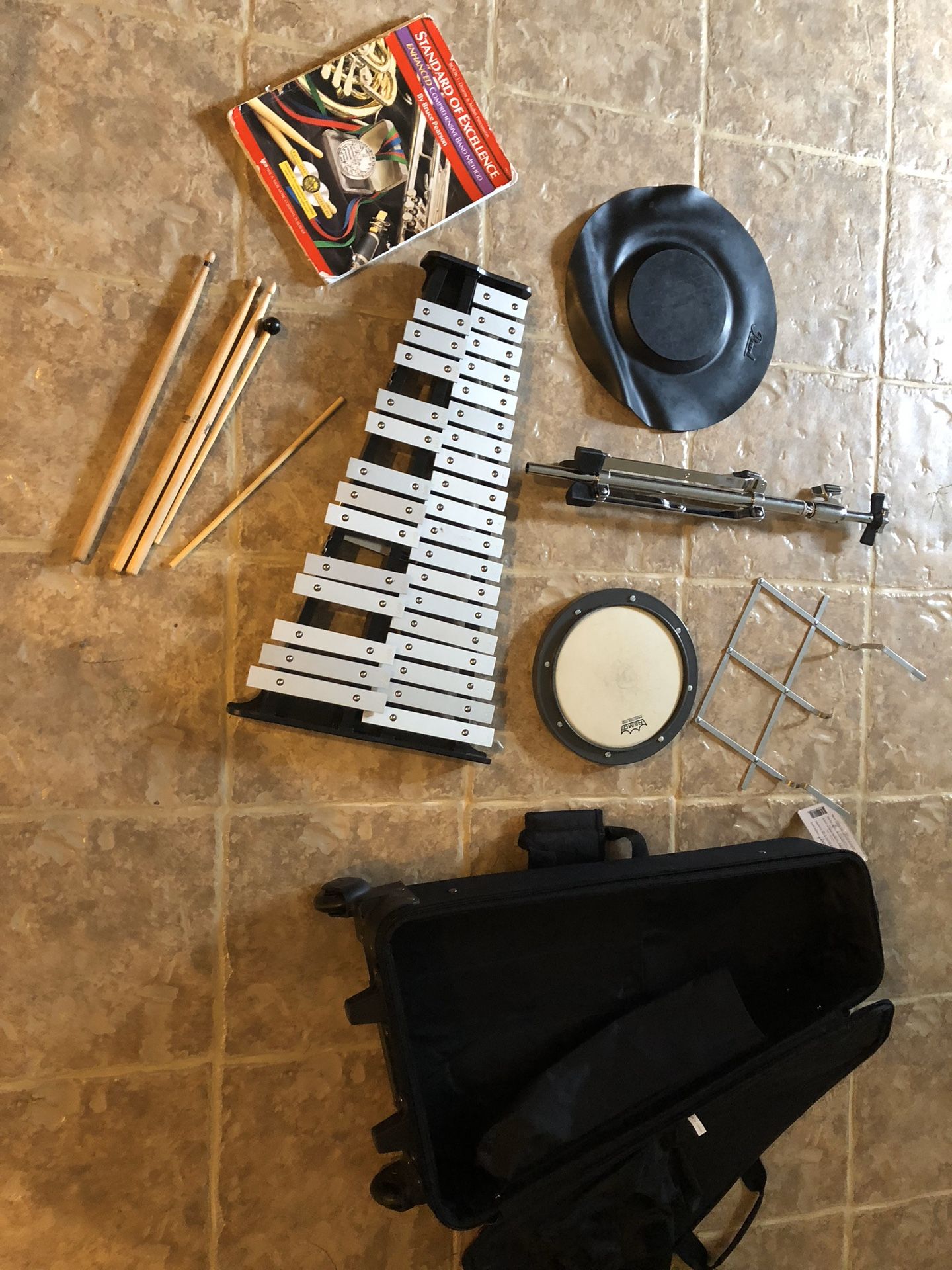 Student percussion set