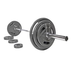 Signature Olympic Iron Plates Weights 300lbs Total 