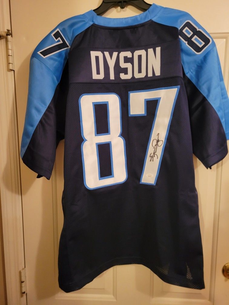 Kevin Dyson Autographed # 87 Jersey, JSA Certified