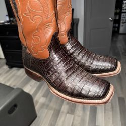 Tony Lama Caiman Boots Size 8.5D