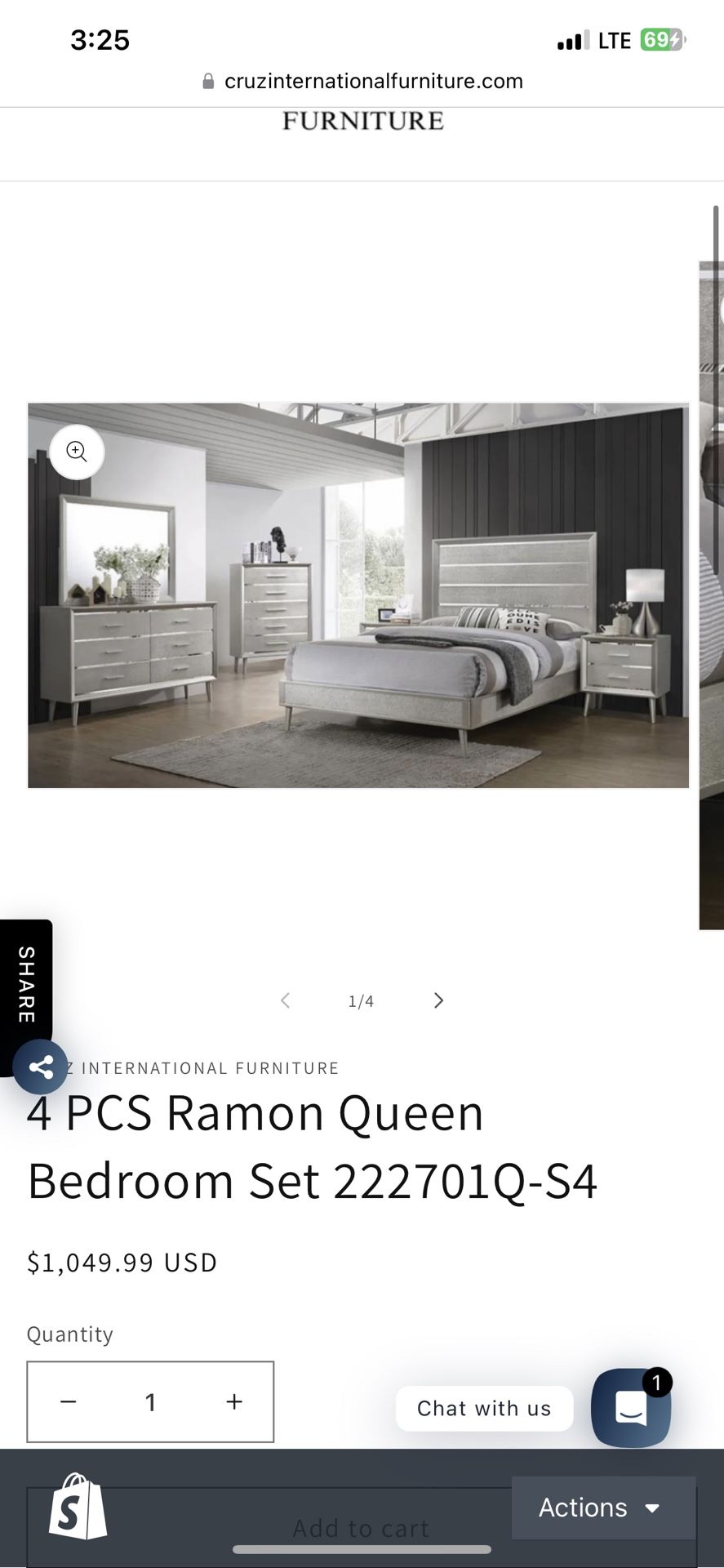 New Queen Bedroom Set