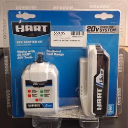 HART 20V BATTERY STARTER KIT