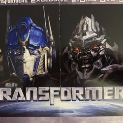 TRANSFORMERS Wal-Mart Exclusive 2-Movie Set (DVD) 2-Films!