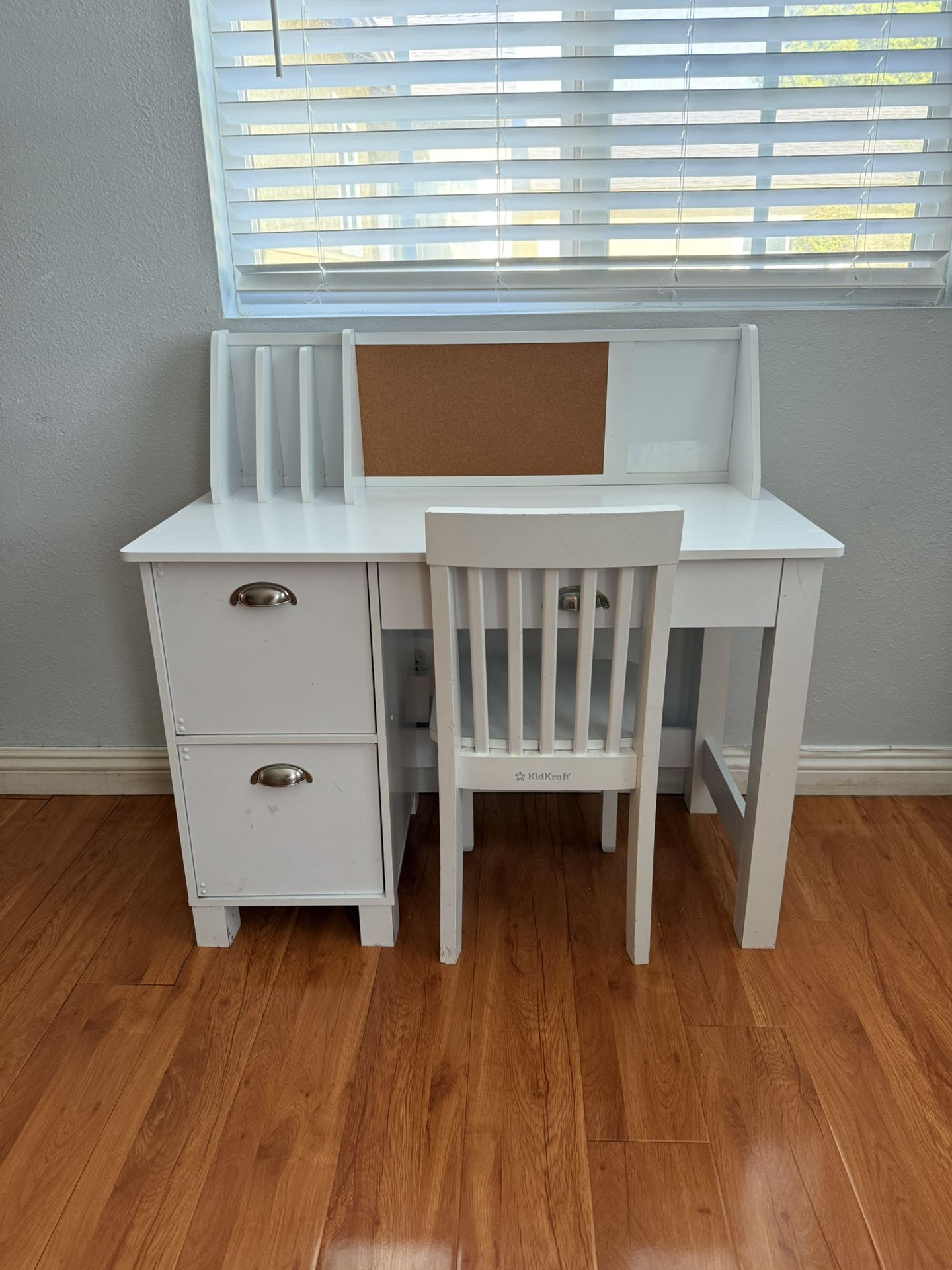 KidKraft Kids Wooden Desk With Chair