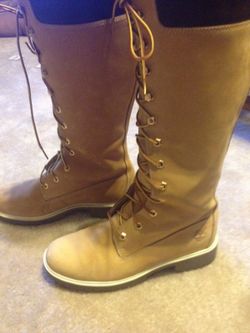 Timberland 14in knee high boots SZ 8