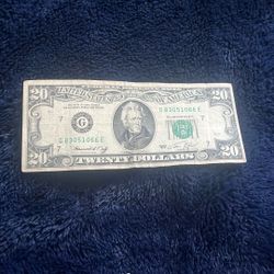 Vintage Series 1974 20 Dollar Bill