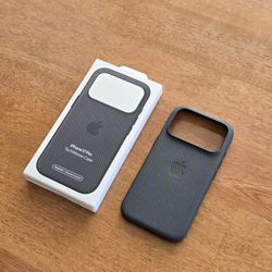 Apple TechWoven Case for iPhone 17/18 Pro - Black - MagSafe