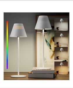 New Honeywell M1 Cordless Small Table Lamp Rechargeable, 5200mAh Battery Operated LED Table Lamp, 4 Color 9RGB located in yucaipa