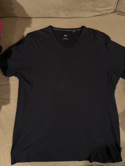 Black Boss V Neck Shirt 