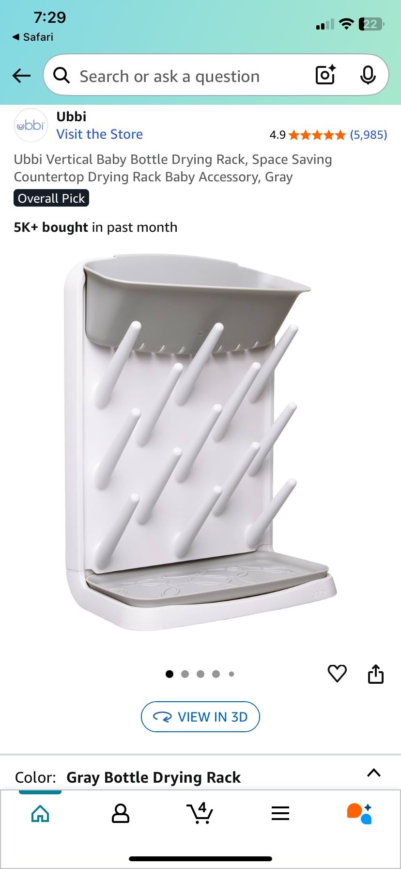 Baby Bottle Drying Rack 
