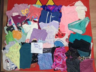 Girls size 7 Bundle / Lot of 67 pcs