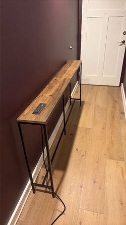 Back of Couch Table with Outlets