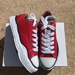 Red Mihara Shoes Size 9Mens 