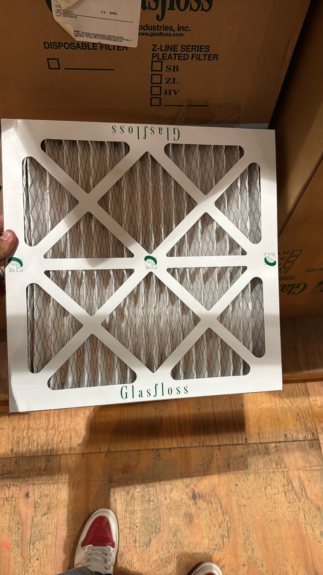 Glassfloss Disposable Filter