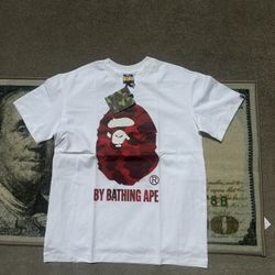 Bape Shirt red logo