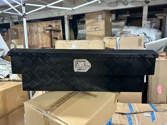 Black Aluminum Diamond Plate Truck Tool Box