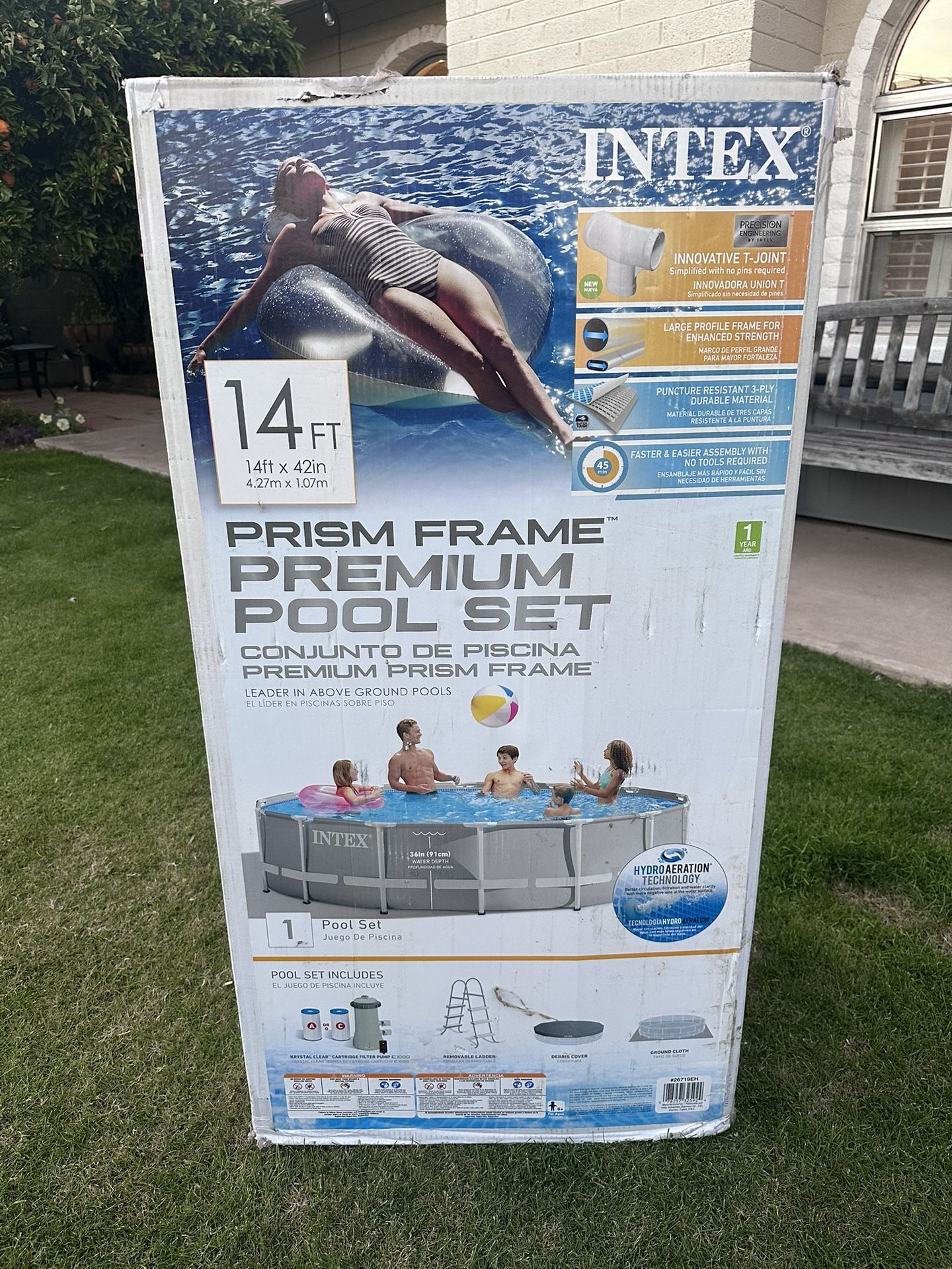 ✨ Intex 14ft x 42in Metal Frame Above-Ground Pool – BRAND NEW! ✨ Model: 26719EH