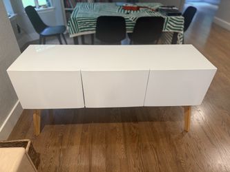 Modern White Sideboard / Storage Cabinet