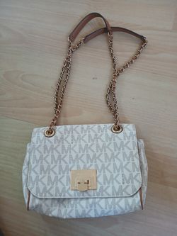Michael Kors Signature Flap Shoulder Bag