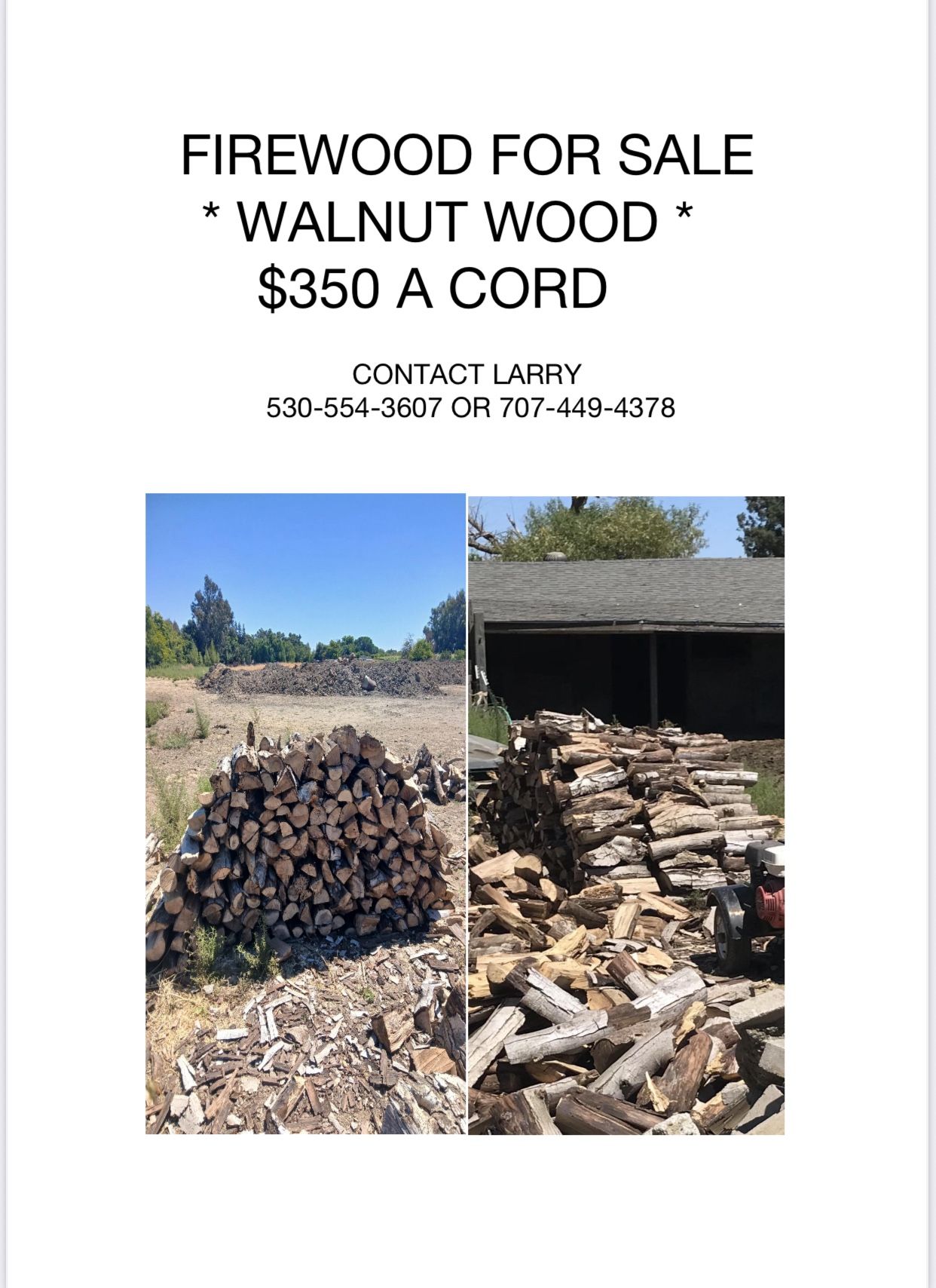 Firewood For Sale