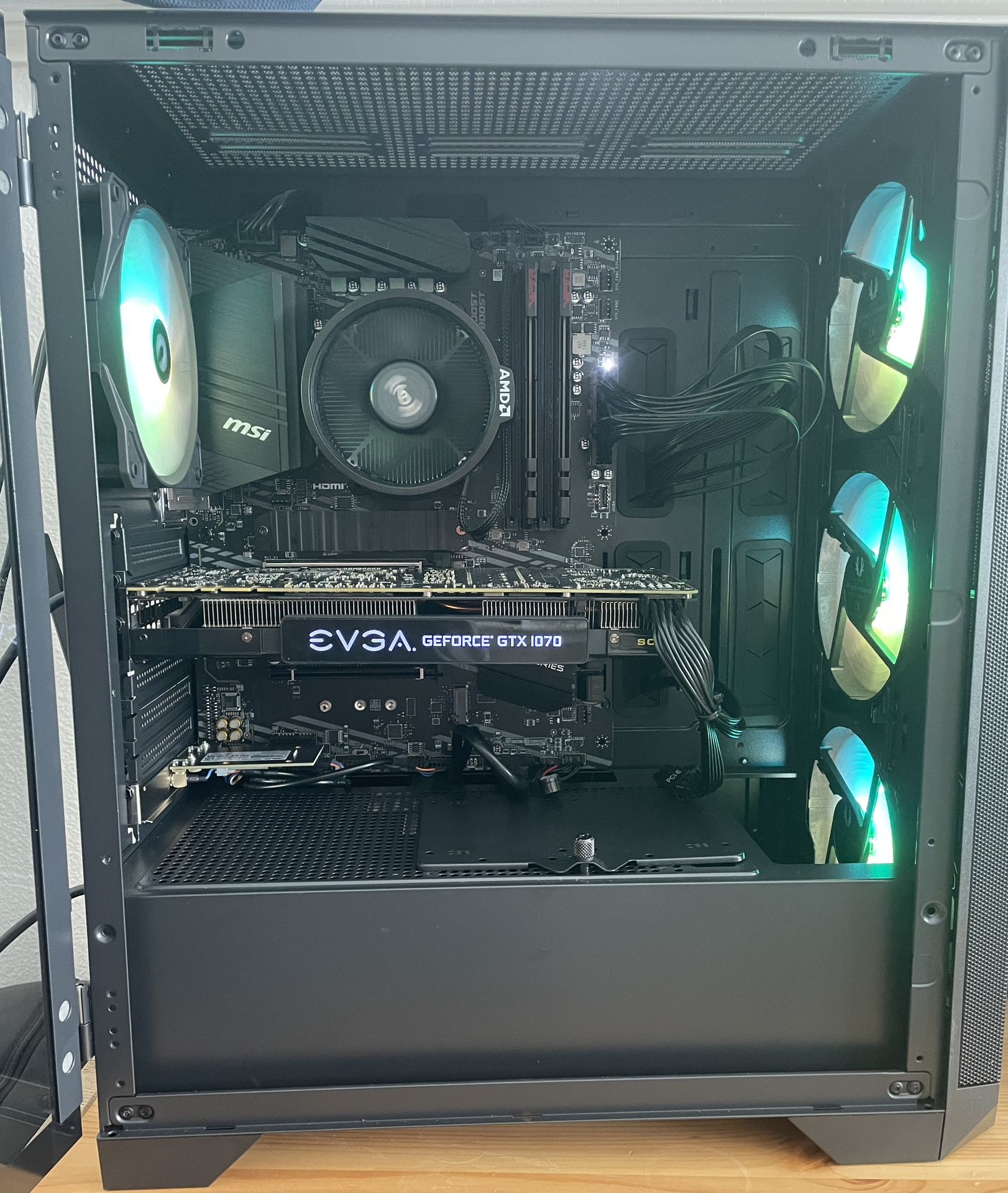 Gaming PC, Ryzen 5 3600 | 1070 8GB | 16GB RAM | 512gb SSD