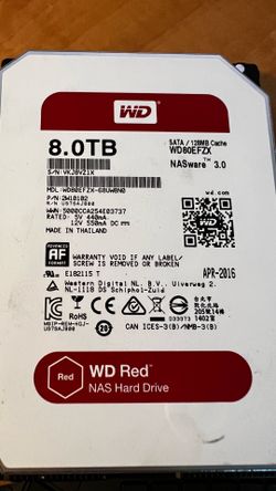 WD Red WD80EFZX-68UW8N0 8TB NASware 3.0