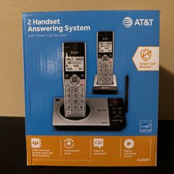 2 Handset Answering System with Call Blocker 