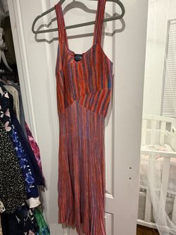 Scoop NYC Multicolor Striped Maxi Dress