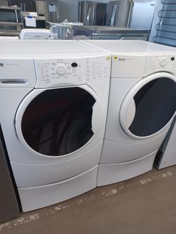 Kenmore elite front load washer and electric dryer set