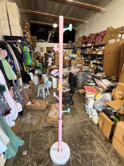 LAMBERT HOME 67” Coat Rack (Pink)