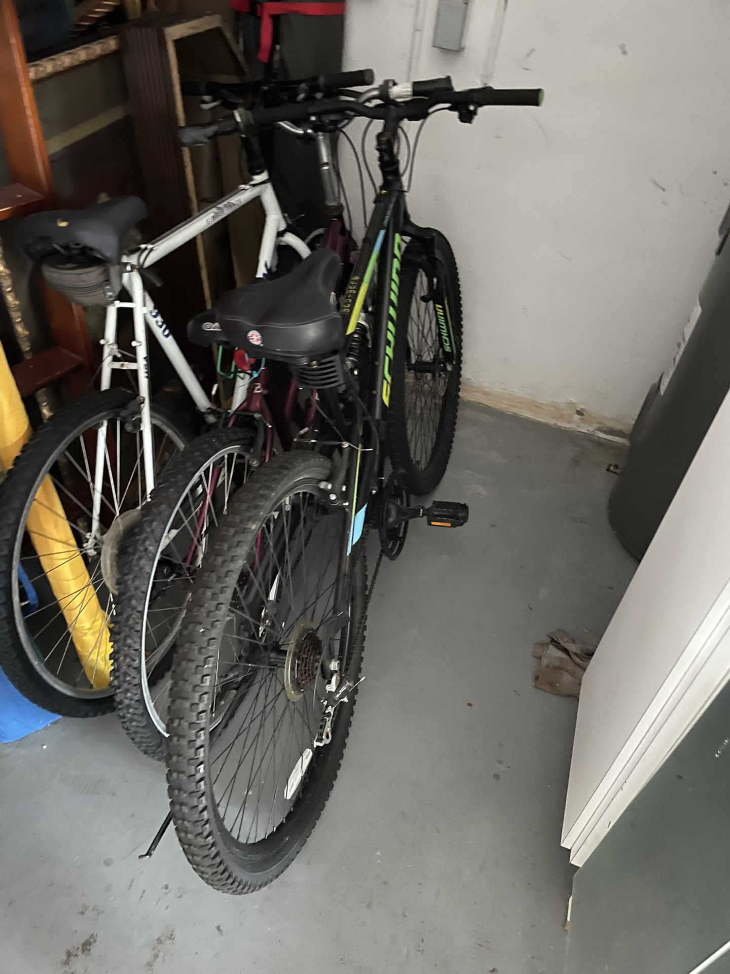 3 Bikes (2  TREK And 1  SCHWINN )